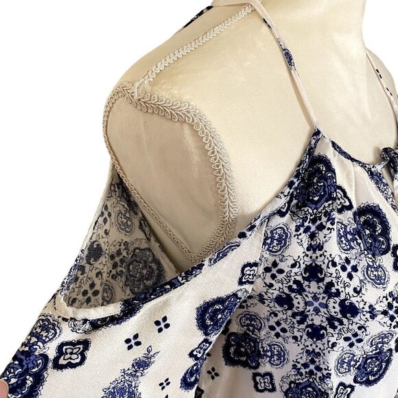 🍁 3/$25 🍁 Forever 21 Floral Off Shoulder Bell Sleeve Summer Dress | Small - Picture 5 of 12